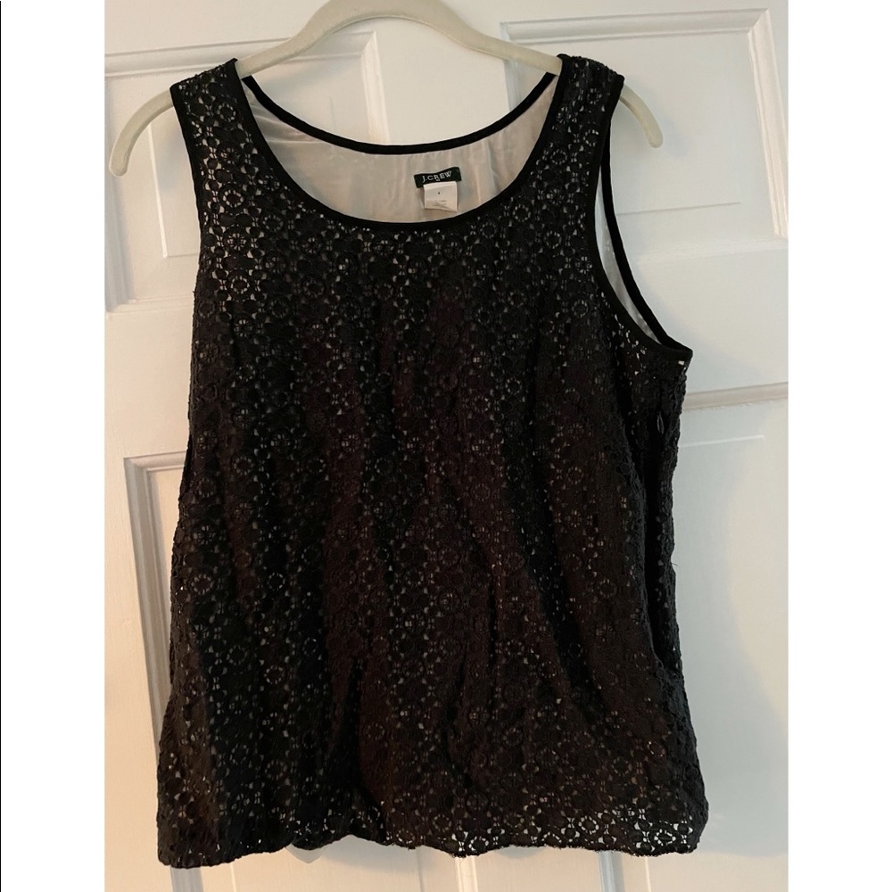 J. Crew Leslie Lace Shell Tank Top /Cami